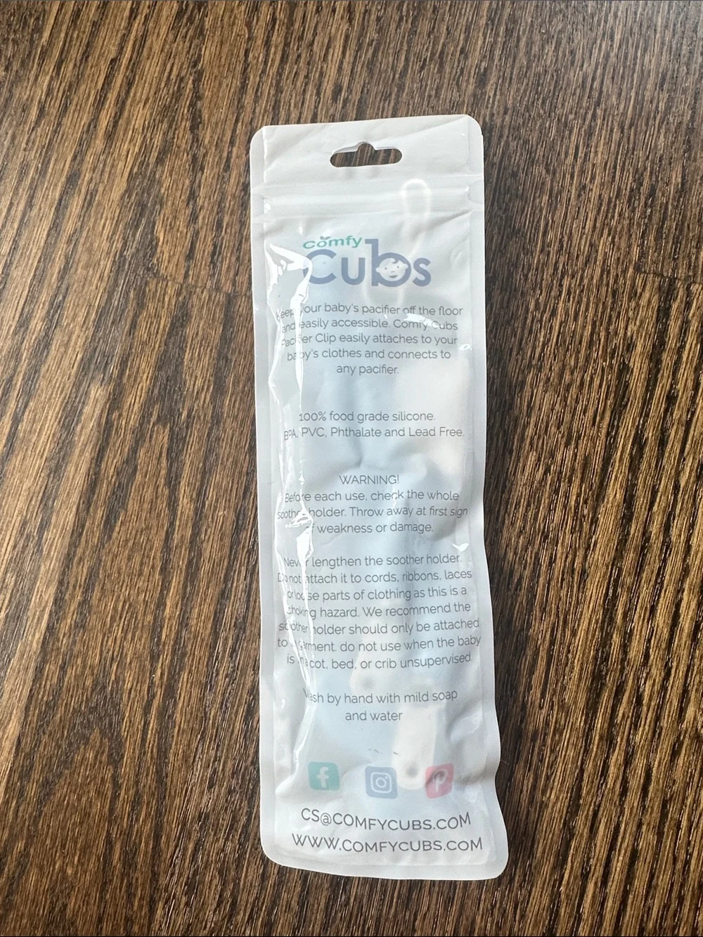 Pacifier Clip in Light Blue - 2 pack never opened NWT